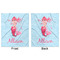 Mermaid Minky Blanket - 50"x60" - Double Sided - Front & Back