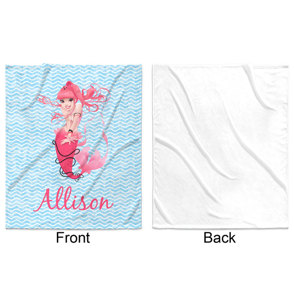 Mermaid Minky Blanket - 50"x60" - Single Sided - Front & Back