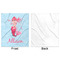Mermaid Minky Blanket - 50"x60" - Single Sided - Front & Back