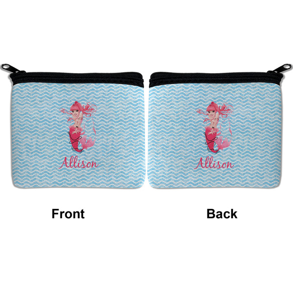 Mermaid Neoprene Coin Purse - Front & Back (APPROVAL)