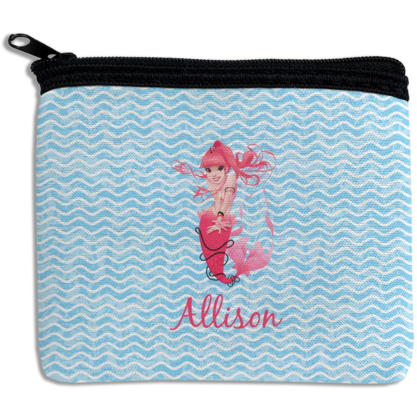 Custom Mermaid Rectangular Coin Purse (Personalized)
