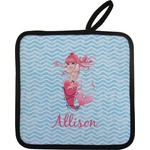 Mermaid Pot Holder w/ Name or Text