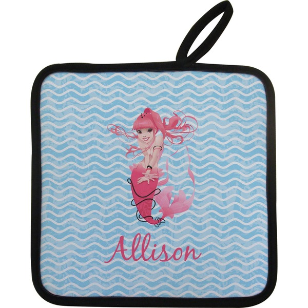Custom Mermaid Pot Holder w/ Name or Text