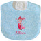 Mermaid Velour Baby Bib w/ Name or Text