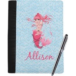 Mermaid Notebook Padfolio - Large w/ Name or Text