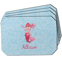 Mermaid Dining Table Mat - Octagon w/ Name or Text