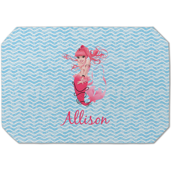Custom Mermaid Dining Table Mat - Octagon (Single-Sided) w/ Name or Text