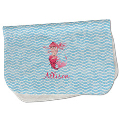 Mermaid Burp Cloth - Fleece w/ Name or Text