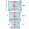 Mermaid Outdoor Dog Beds - SIZE CHART