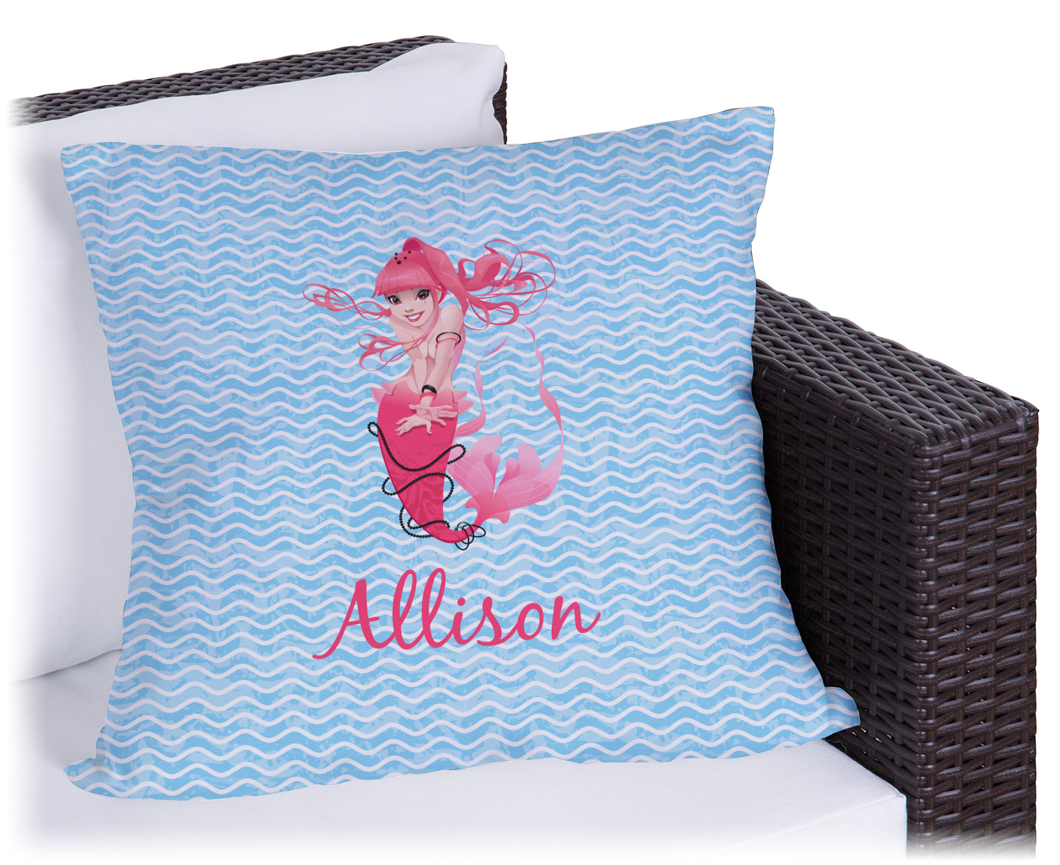 Mermaid Outdoor Pillow (Personalized) YouCustomizeIt