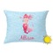 Mermaid Outdoor Throw Pillow (Rectangular - 12x16)