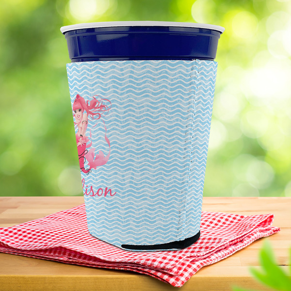 Mermaid Party Cup Sleeves - with bottom - Lifestyle