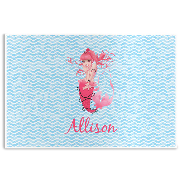 Custom Mermaid Disposable Paper Placemats (Personalized)