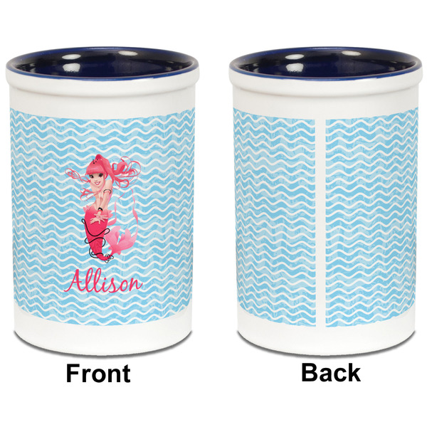 Mermaid Pencil Holder - Blue - approval