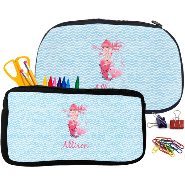 Mermaid Pencil / School Supplies Bags Small and Medium
