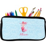Mermaid Neoprene Pencil Case - Small w/ Name or Text