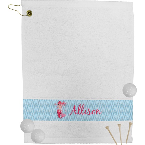 Custom Mermaid Golf Bag Towel (Personalized)