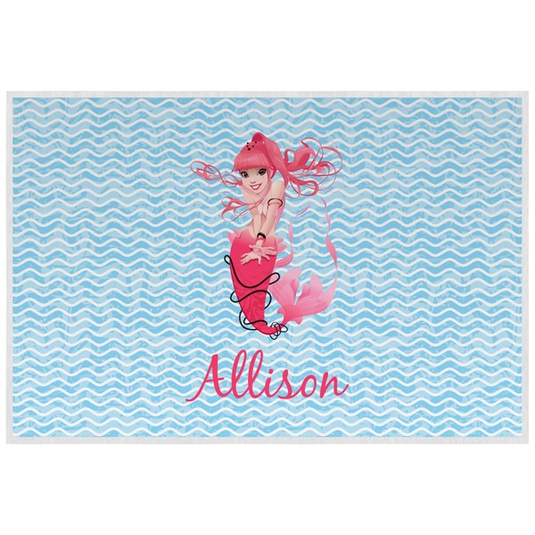 Custom Mermaid Laminated Placemat w/ Name or Text