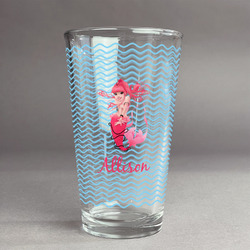 Mermaid Pint Glass - Full Print (Personalized)