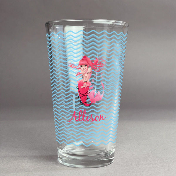 Custom Mermaid Pint Glass - Full Print (Personalized)