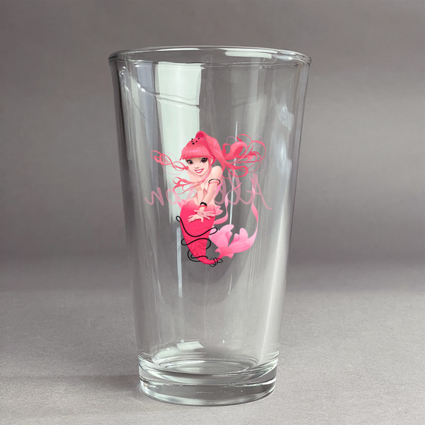 Custom Mermaid Pint Glass - Full Color Logo (Personalized)