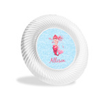 Mermaid Plastic Party Appetizer & Dessert Plates - 6" (Personalized)