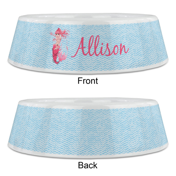 Mermaid Plastic Pet Bowls - Large - APPROVAL