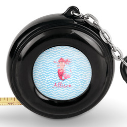 Mermaid Pocket Tape Measure - 6 Ft w/ Carabiner Clip (Personalized)