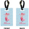Mermaid Rectangle Luggage Tag (Front + Back)