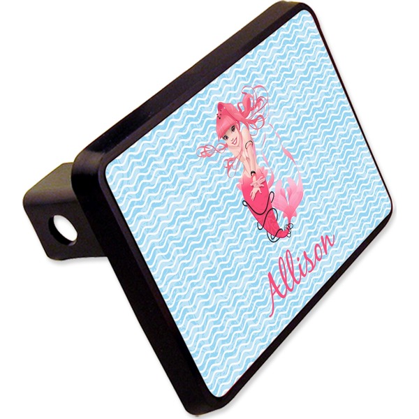 Custom Mermaid Rectangular Trailer Hitch Cover - 2" (Personalized)