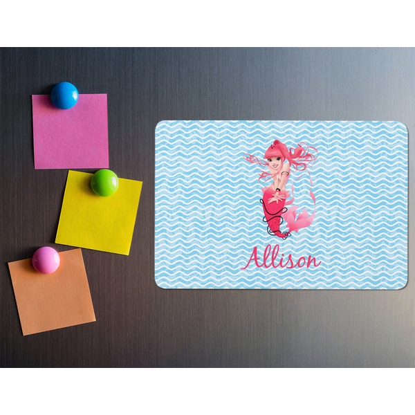 Mermaid Rectangular Fridge Magnet - LIFESTYLE