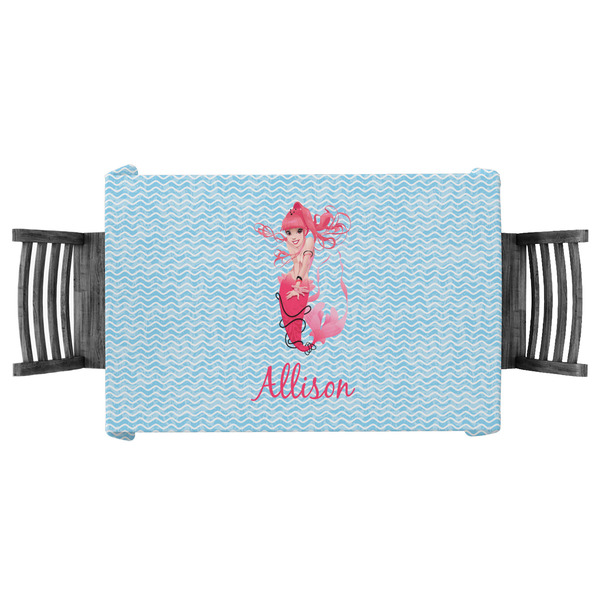 Custom Mermaid Tablecloth - 58"x58" (Personalized)