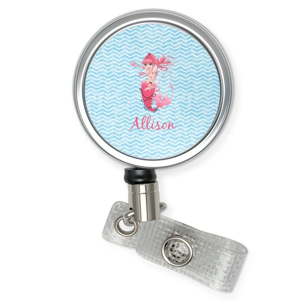 Custom Mermaid Retractable Badge Reel (Personalized)