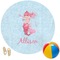 Mermaid Round Beach Towel (Personalized)