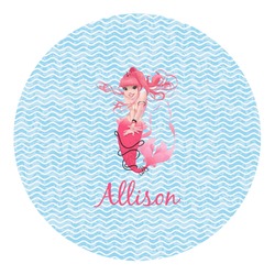 Mermaid Round Decal (Personalized)