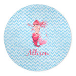 Mermaid 5' Round Indoor Area Rug (Personalized)
