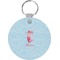 Mermaid Round Plastic Keychain (Personalized)