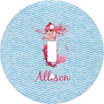 Mermaid Round Light Switch Cover (Personalized)