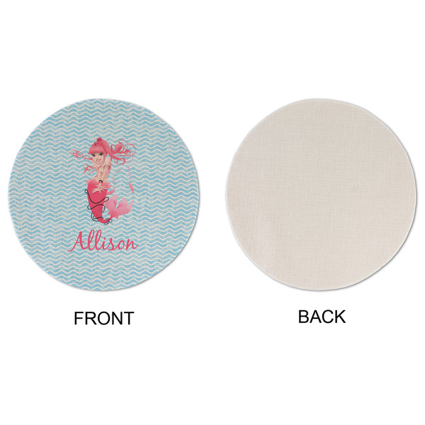 Mermaid Round Linen Placemats - APPROVAL (single sided)