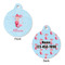 Mermaid Round Pet Tag - Front & Back