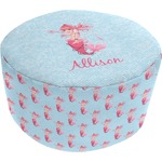 Mermaid Round Pouf Ottoman (Personalized)