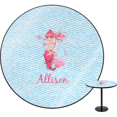 Mermaid Round Table - 24" (Personalized)
