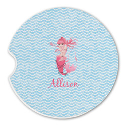 Mermaid Sandstone Car Coaster - Single (Personalized)