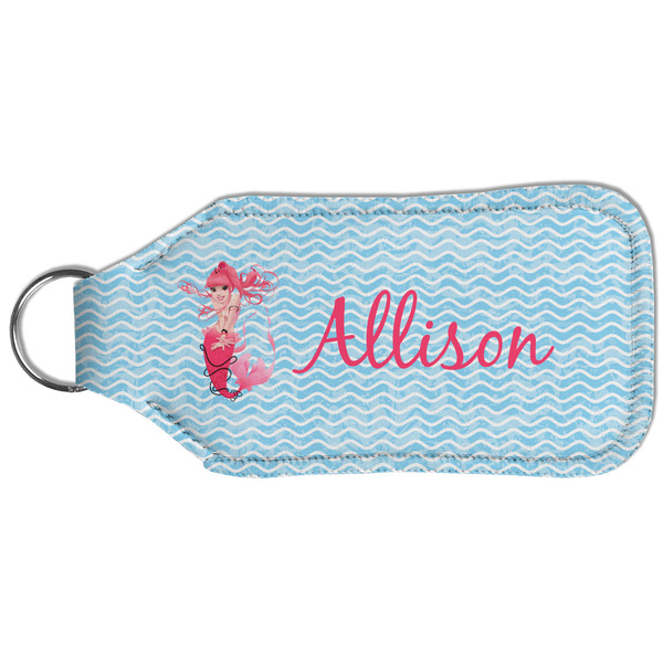 Mermaid Sanitizer Holder Keychain - Large (Back)