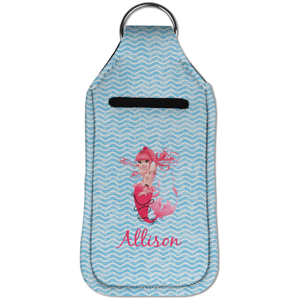 Mermaid Sanitizer Holder Keychain - Large (Front)