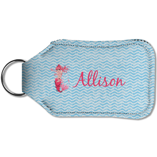 Mermaid Sanitizer Holder Keychain - Small (Back)