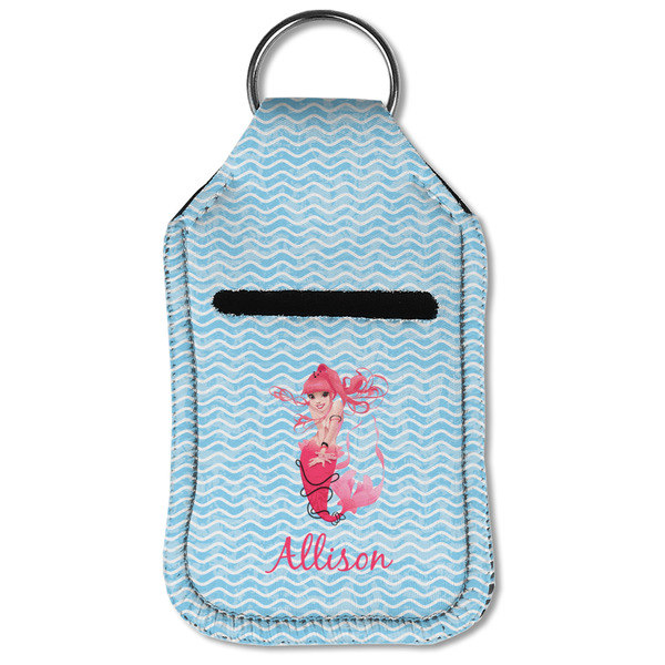 Mermaid Sanitizer Holder Keychain - Small (Front Flat)