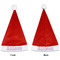Mermaid Santa Hat - Front & Back (Personalized)