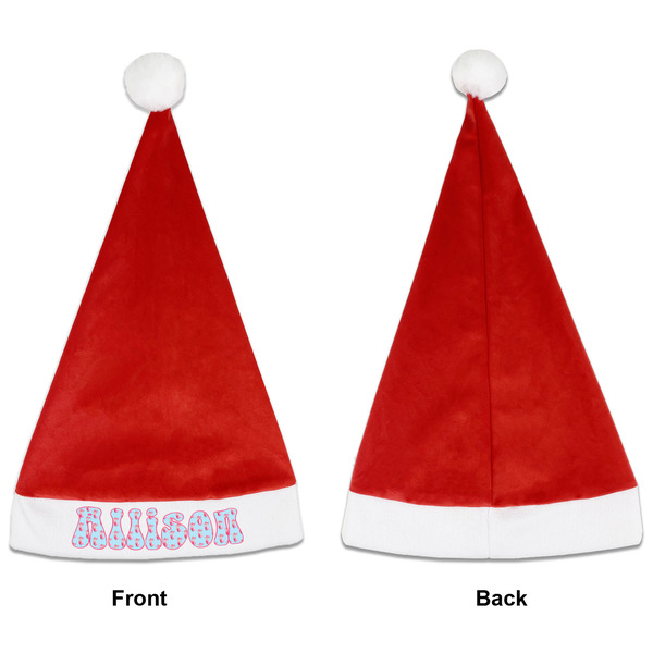 Mermaid Santa Hats - Front and Back (Single Print) APPROVAL