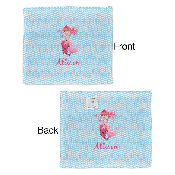 Mermaid Security Blanket - Front & Back View